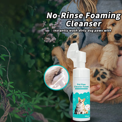 150ml Pet Foot Cleaning Foam Paw Cleaner Dog Cleaning Foam