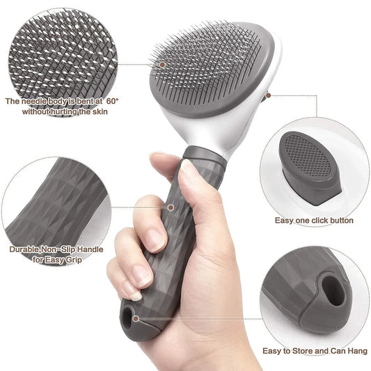 ProGroom™ Self-Cleaning Pet Brush (Pawsenti)