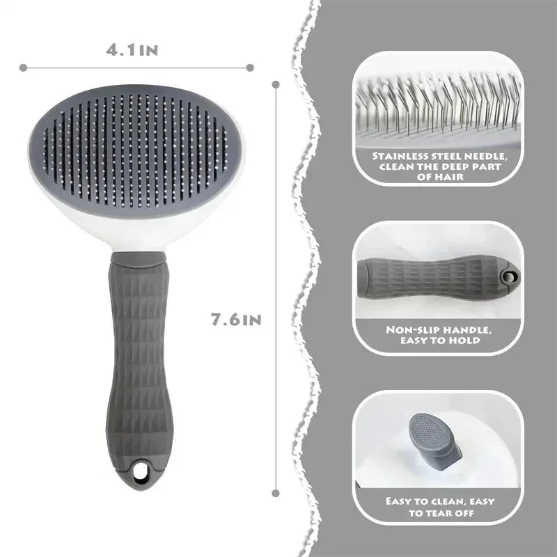 ProGroom™ Self-Cleaning Pet Brush (Pawsenti)