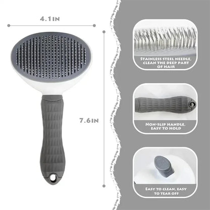 ProGroom™ Self-Cleaning Pet Brush (Pawsenti)
