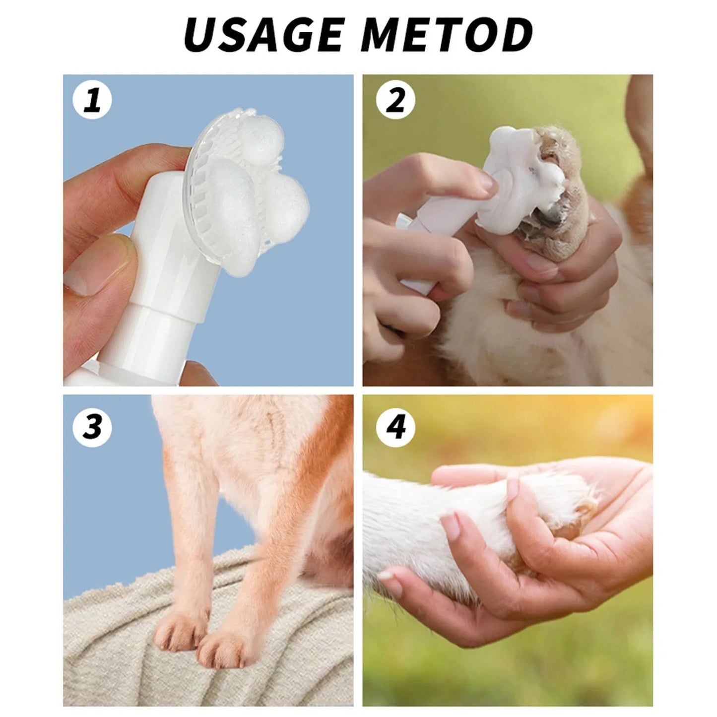 150ml Pet Foot Cleaning Foam Paw Cleaner Dog Cleaning Foam